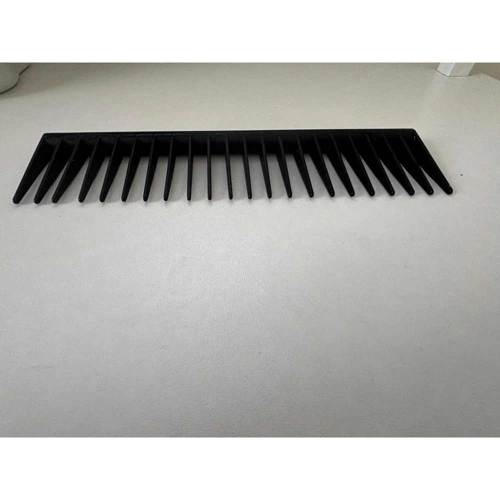 Dyson Detangling Comb Black Nickel Wide Tooth Hair Styling Tool